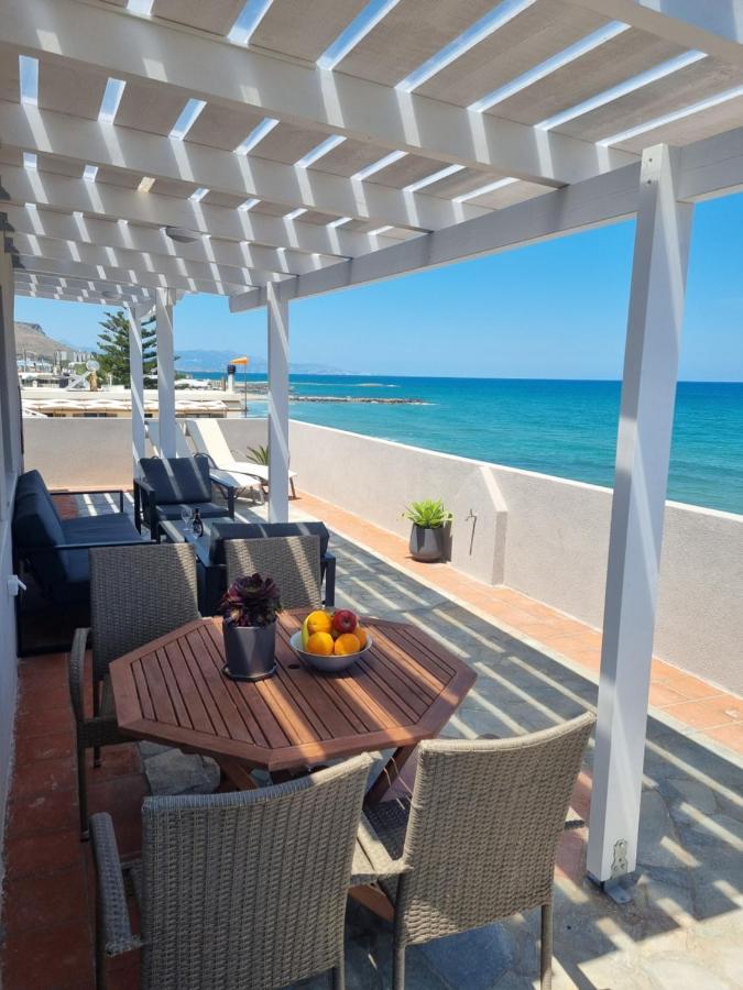 Astra Sea View Apartment, Sea Front Kokkini Hani Exteriör bild